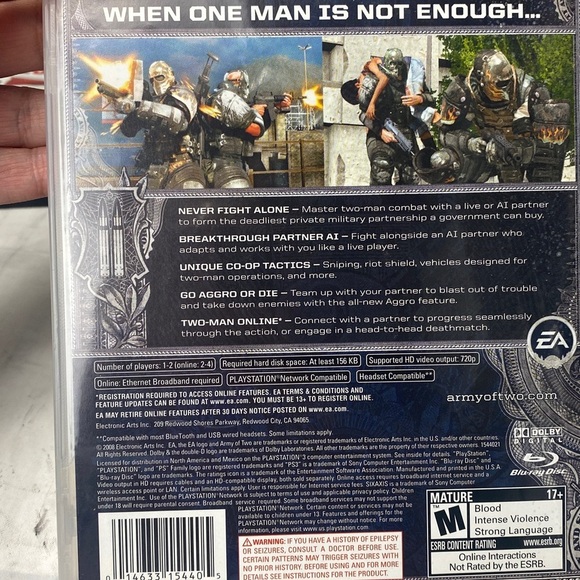 Army of Two (PlayStation 3, 2008) – EA Games - Picture 2 of 5